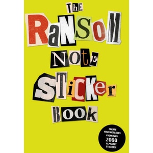 Ransom Note Sticker Book (2024)