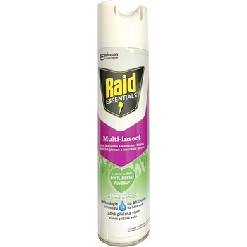 Raid Essentials Multi Insect Insekticid proti létajícímu a lezoucímu hmyzu spray 400 ml