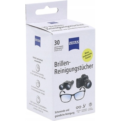 Zeiss Vlhčené utěrky na čištění brýlí 30 ks