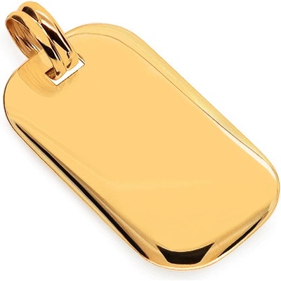 iZlato Forever Přívěsek obdélníková plotýnka na gravírování IZ10926