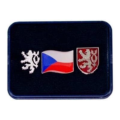 Sada odznaků ČESKÁ REPUBLIKA PIN – Zboží Dáma