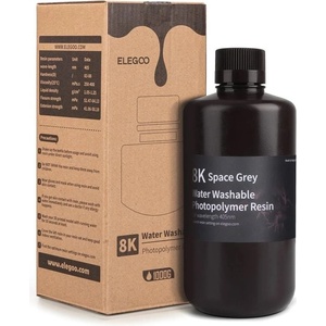 Elegoo 8K Water Washable Resin 1kg, космическо сиво (RWW1SG)