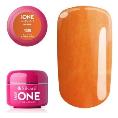 Silcare UV gel Base One Pearl Sunny Apricots 18 5 g