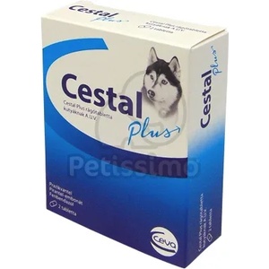 Cestal Plus дъвчащи таблетки за кучета 2 бр