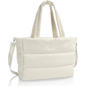HEYS Puffer Travel Tote Off White