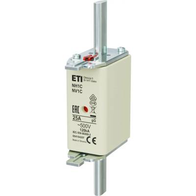 Nožová poistka ETI - NH1C/gG/25A/500V