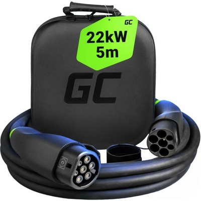 Green Cell EV nabíjací kábel Snap Type 2 22kW 5m
