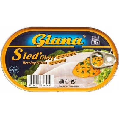 Giana sleďové filety v horčicovej omáčke 170 g