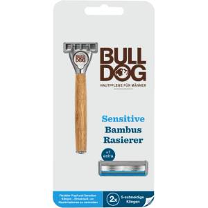 Bulldog skincare Bulldog Sensitive Bamboo - Самобръсначка + 2 резервни накрайника