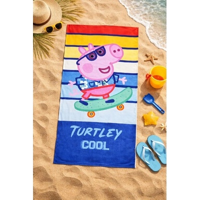 BrandMac dětská osuška Peppa pig skate 70 x 140 cm