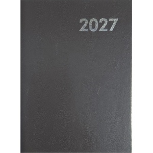 ALISCA Дневник с срокове alisca b/5, ежедневен, с бели страници, сив, 2027 (260600/sz)