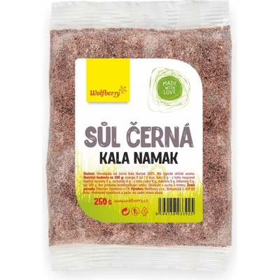 Wolfberry himalájská sůl černá Kala Namak jemná 250 g