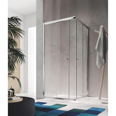 Glass 1989 Isy - Posuvné dvere, rohový vstup pre šírku vaničky 80 cm, GIX0003T500