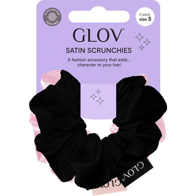 GLOV Scrunchies 2 Pack S - Pink/Black