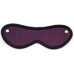 Rouge Leather Blindfold Eye Mask Puprle