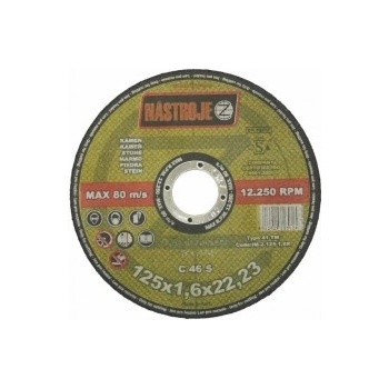 Nástroje cz Řezný kotouč 125 x 1,6 x 22 mm IM-1-115-1,6R