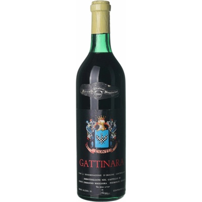 Conti Ermanno Maggiora Gattinara suché červené 1966 0,75 l (holá láhev)