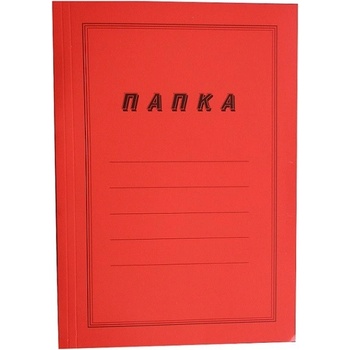 Папка картонена с машинка Червен (1303021-07)