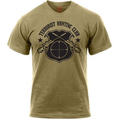 Rothco triko Terrorist Hunting Club Coyote Brown Coyote Brown