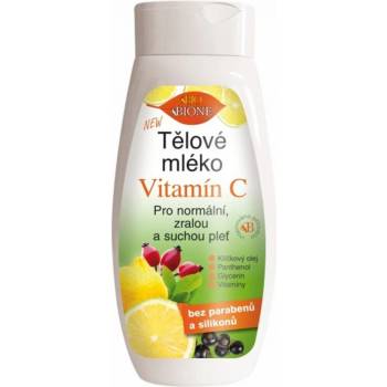 Bione Cosmetics Telové mlieko s vitamínom C pre normálnu, zrelú a suchú pokožku 400 ml