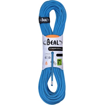 Beal Единично въже Beal Stinger III 9.4 mm Single rope - Blue - размер 70 m (308-0260-0313)