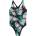 Roxy Детски бански костюм Roxy Kid's Roxy Active RG One Piece Swimsuit - Anthracite Aquarella Active Rg - размер 7 Years (750-2845-0113)