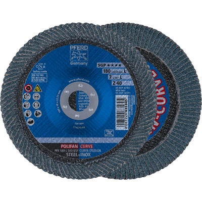 Pferd Brúsny lamelový kotúč 180 x 22 mm 40 4007220881248