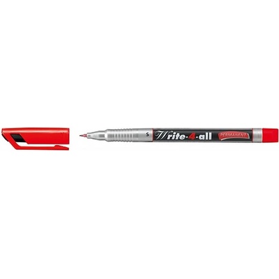 STABILO Алкохолен маркер, 0, 4 мм, коничен, STABILO "Write-4-all", червен 166/40 (166/40)