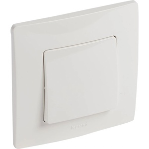 Legrand 396710 Еднополюсен ключ 10А с рамка Niloe крем - до изчерпване на количествата - 396710 (396710 )