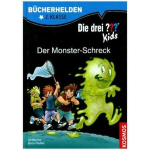 Die drei ? ? ? Kids, Bücherhelden 2. Klasse, Der Monster-Schreck | Boris Pfeiffer, Ulf Blanck, Jan Saße, Kim Schmidt (ISBN: 9783440164013)