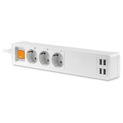 Platinet 4xUSB-A/5A Tuya biela