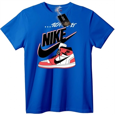 NOONEBRAND Тениска Nike Air Jordan маратонка - XS, Black