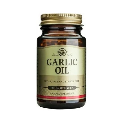 Solgar Хранителна добавка масло от чесън , Solgar Garlic Oil 100 Softgels