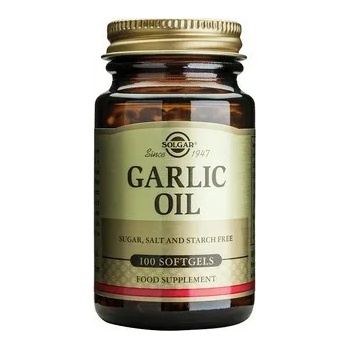 Solgar Хранителна добавка масло от чесън , Solgar Garlic Oil 100 Softgels