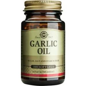 Solgar Хранителна добавка масло от чесън , Solgar Garlic Oil 100 Softgels