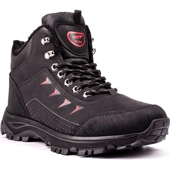 narmart Мъжки туристически боти - Черни с Червен 20231107005 (410315_Черно)