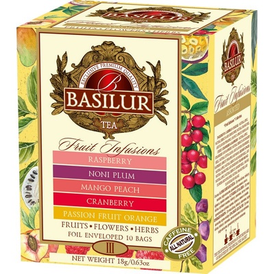 Basilur Fruit Infusions Assorted Vol.III 10 ks