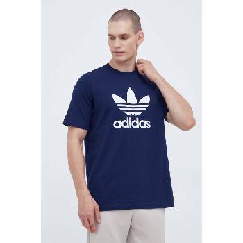 adidas Originals Памучна тениска adidas Originals в тъмносиньо с принт (IM4495)