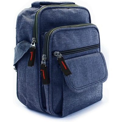 Modrá pánská praktická crossbody taška Edric