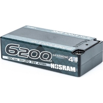 NOSRAM HV Stock Spec Shorty GRAPHENE-4.1 6200mAh Hardcase Akku 7.6V LiPo 135C/65C