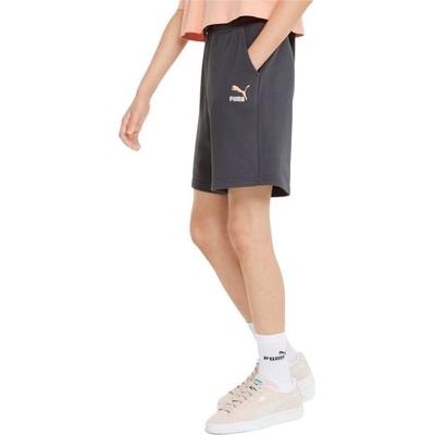 PUMA Relaxed Fit Youth Shorts Grey G