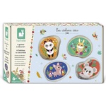 Janod Творчески комплект Janod - Декориране на камъни с животни (J09030) - baby