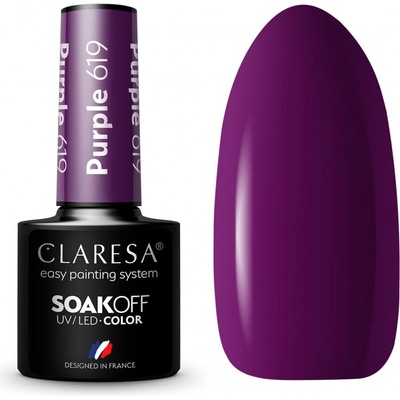 Claresa Gél lak Purple 619 5 g