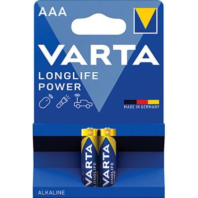 VARTA БАТЕРИЯ Varta Longlife POWER УСИЛЕНА АЛКАЛНА LR03 AAA 2БР (6014010)