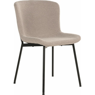 House Nordic Maceda bouclé béžová / černá