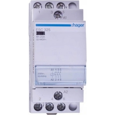 Modulární stykač Hager ESC325 25A 230V 3NO