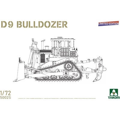 Takom D9 Bulldozer Limited Edition 1/72