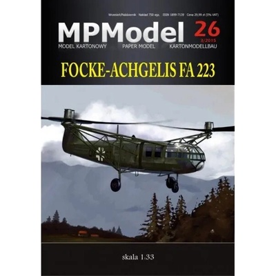 Papierový model - Vrtuľník Focke-Achgelis FA 223