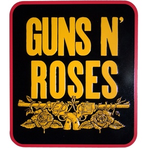 Guns N' Roses Stacked Black Магнит (GNRMAG09)
