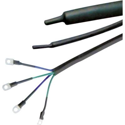 Hongshang ART002028 zmršťovacia bužírka bez lepidla čierna 19.10 mm 9.50 mm Pomer zmrštenia:2:1 metrový tovar